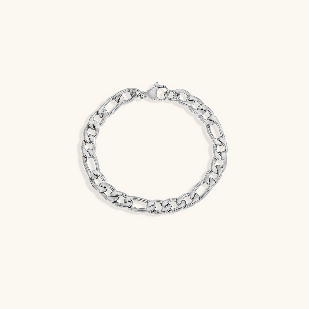 Saturn - Pulsera de eslabones dorados