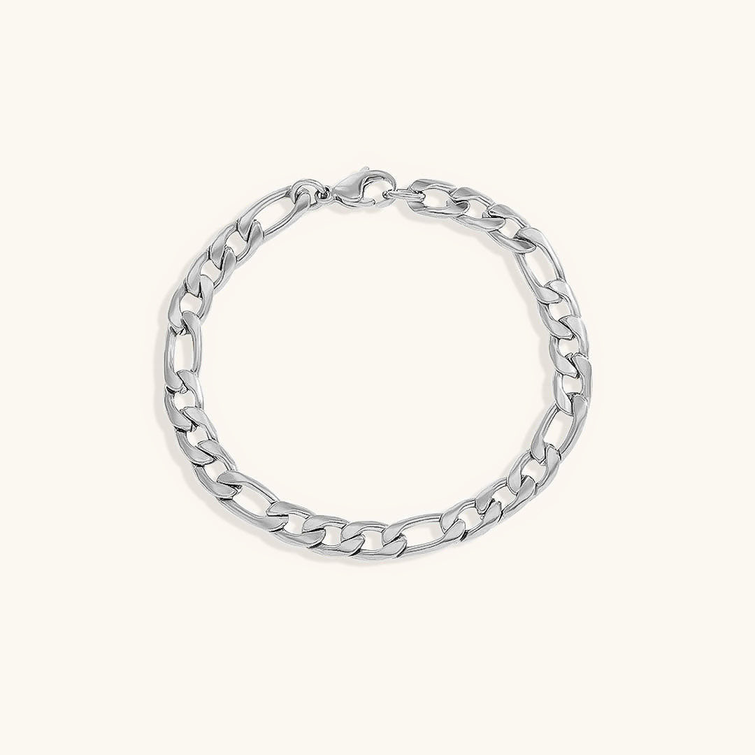 Saturn - Pulsera de eslabones dorados