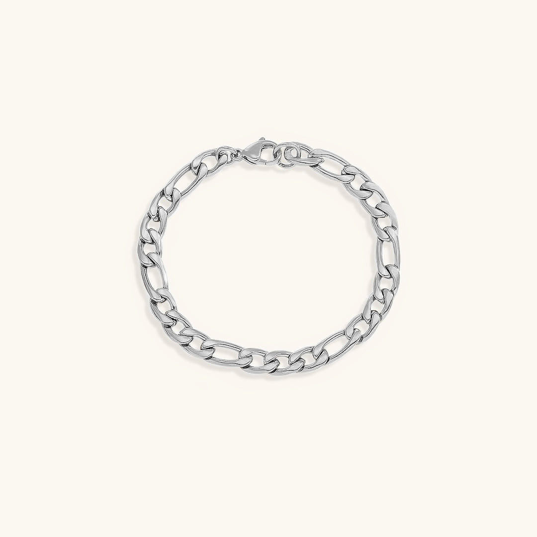 Saturn - Pulsera de eslabones dorados