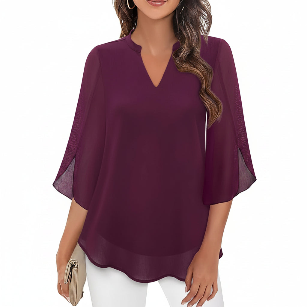 Brianna - Blusa suelta con una silueta elegante