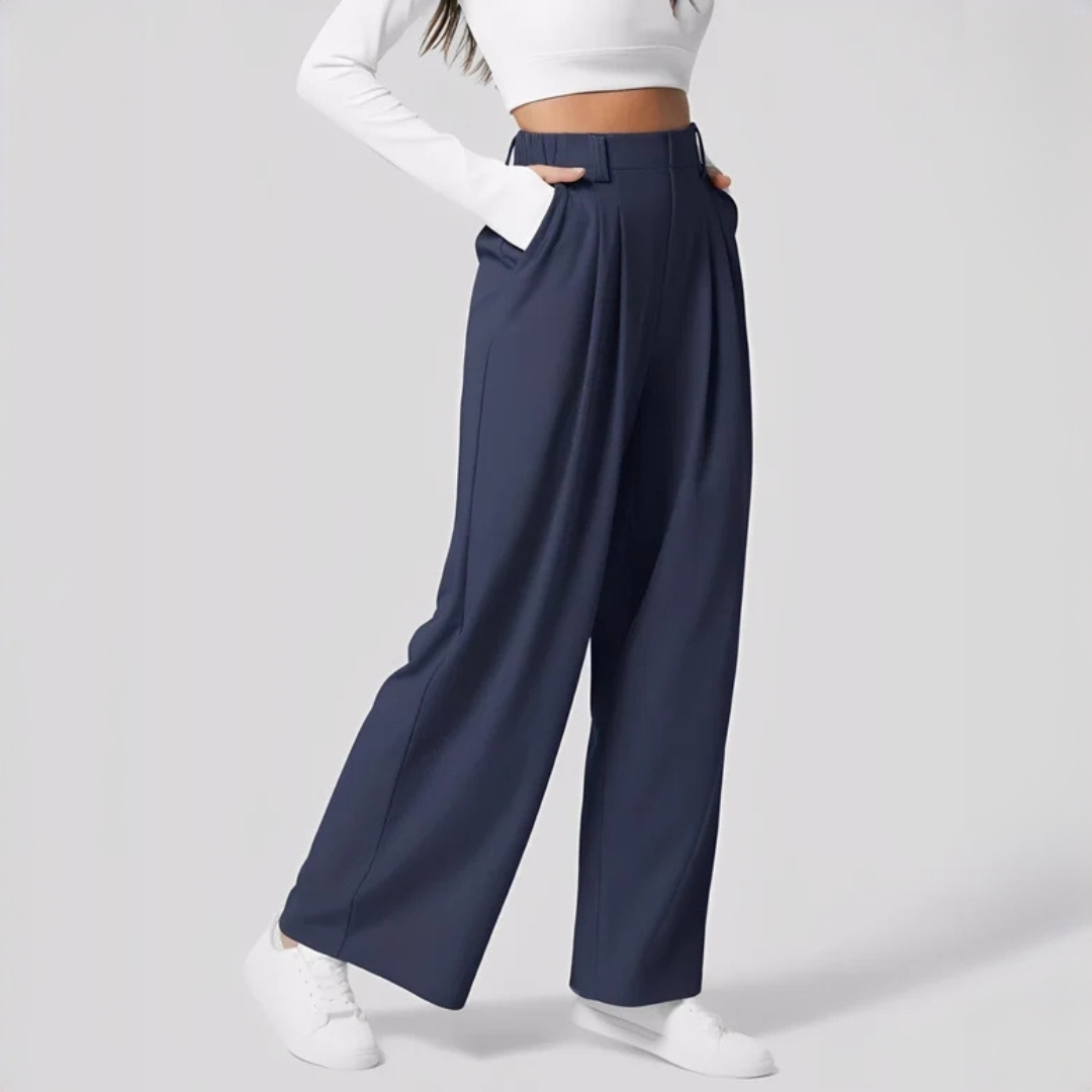 Montana - Pantalones sofisticados de pierna ancha