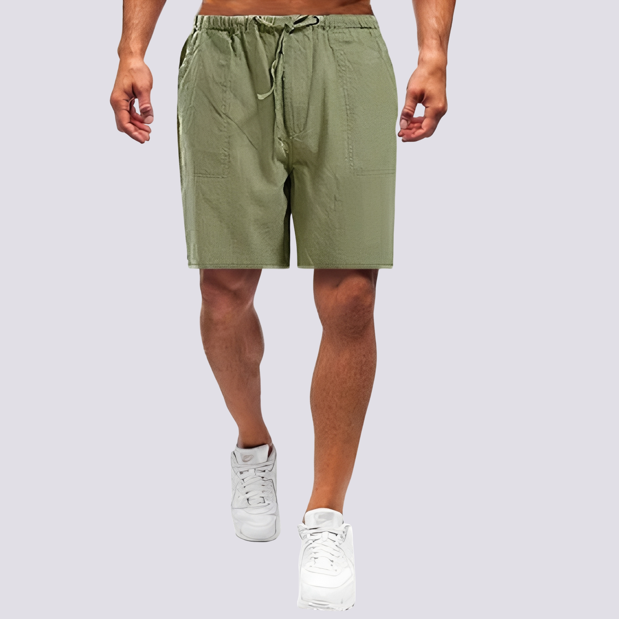 Lucas - Pantalones Cortos Rectos Casuales