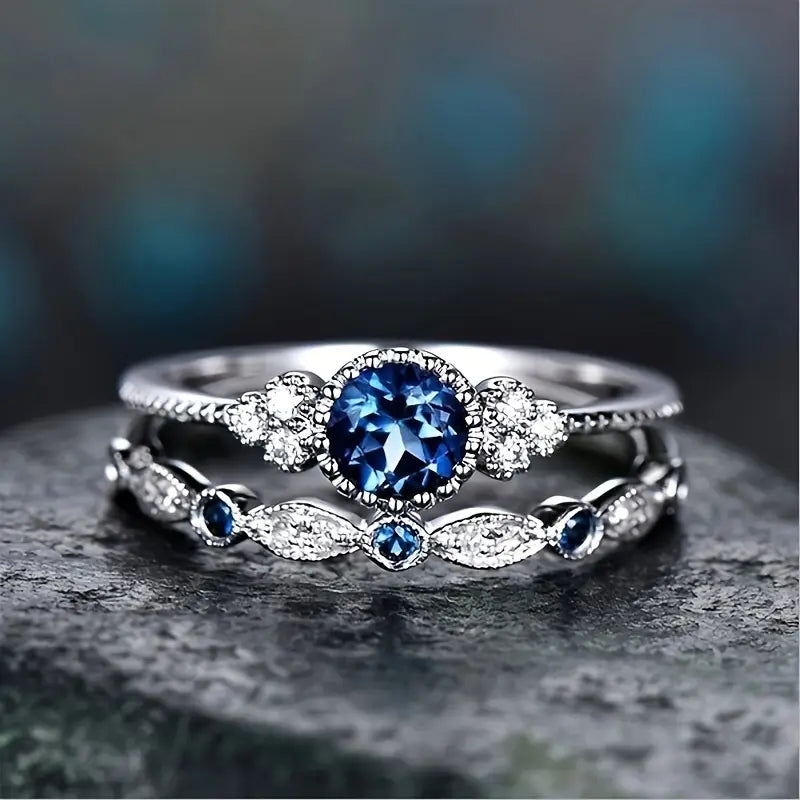 Moraziel – Conjunto de anillos en metal