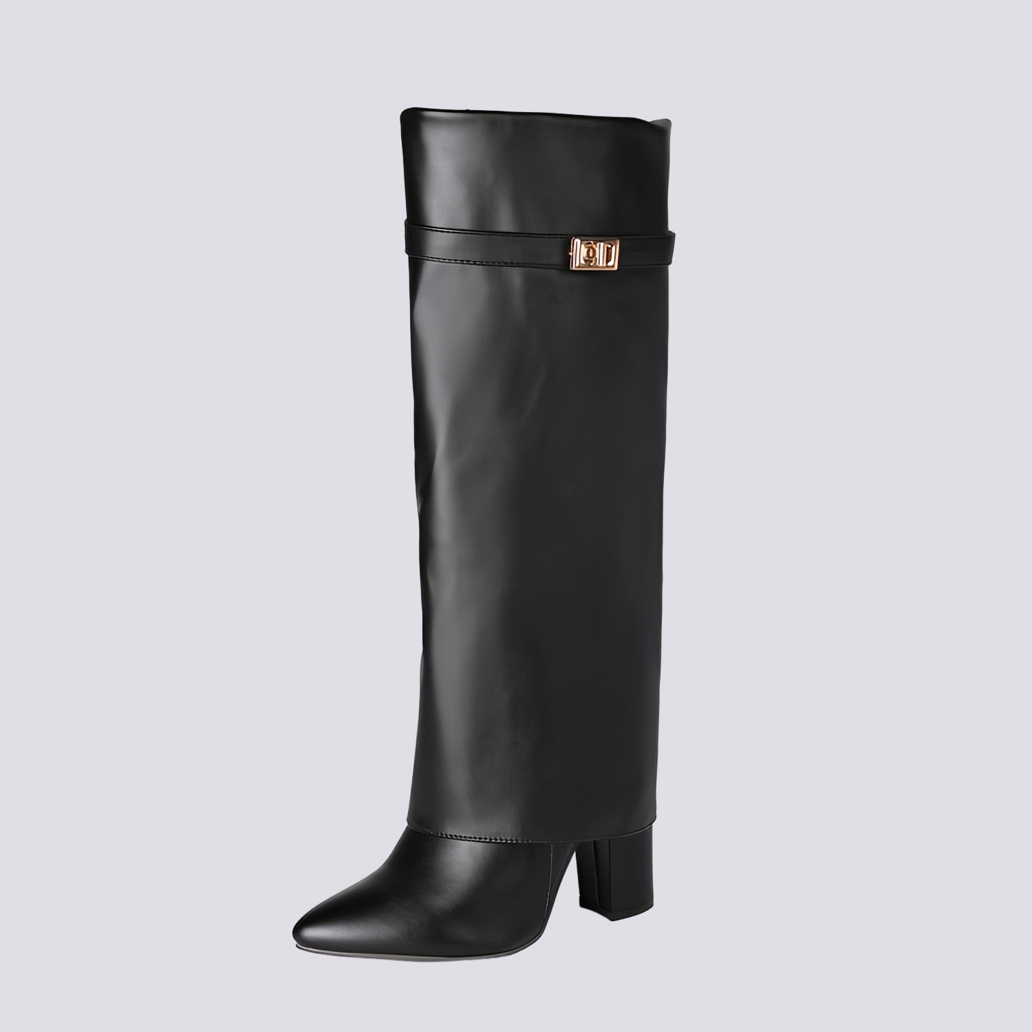 Jacqueline - Botas Elegantes con Tacón de Bloque