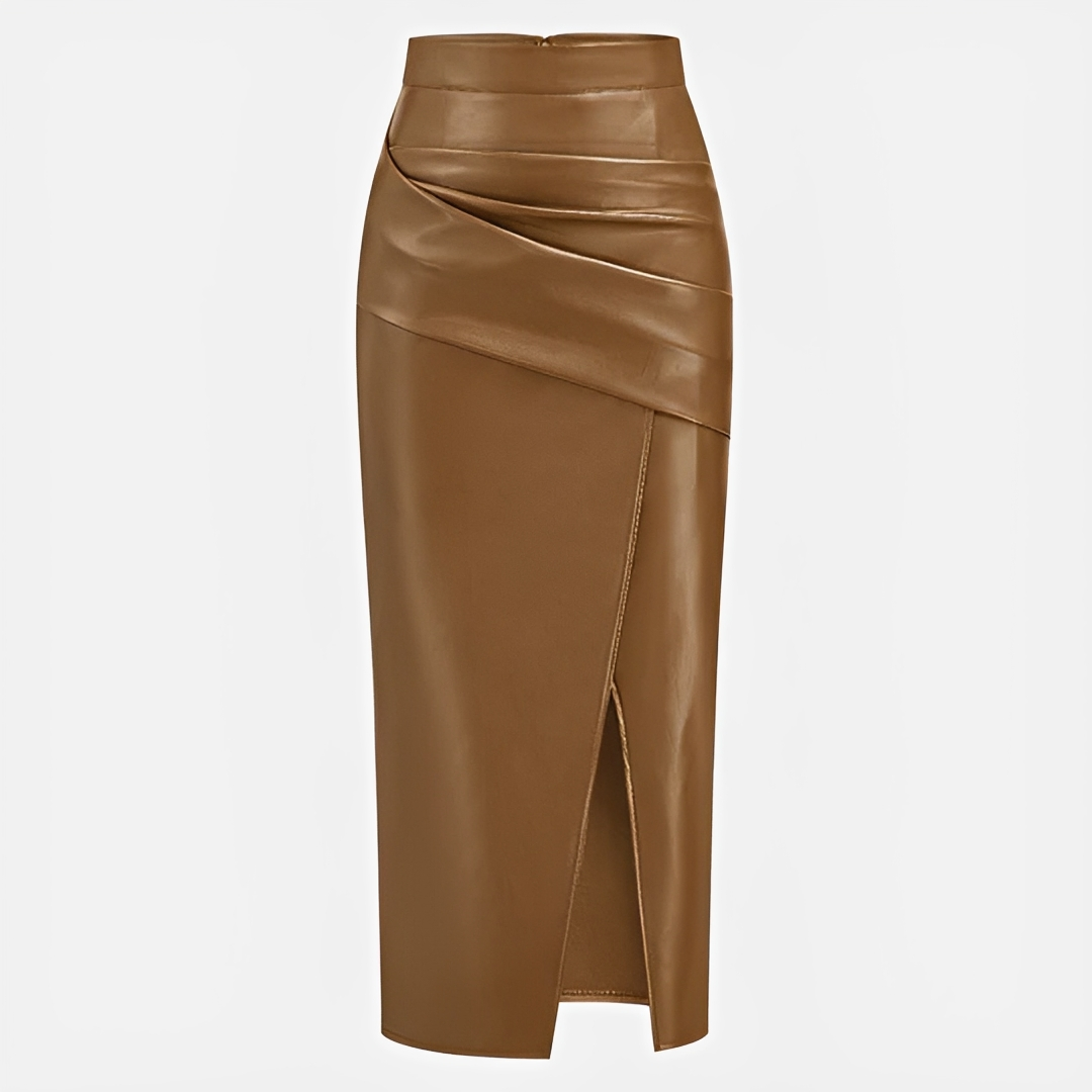 Glyza - Falda midi elegante y chic