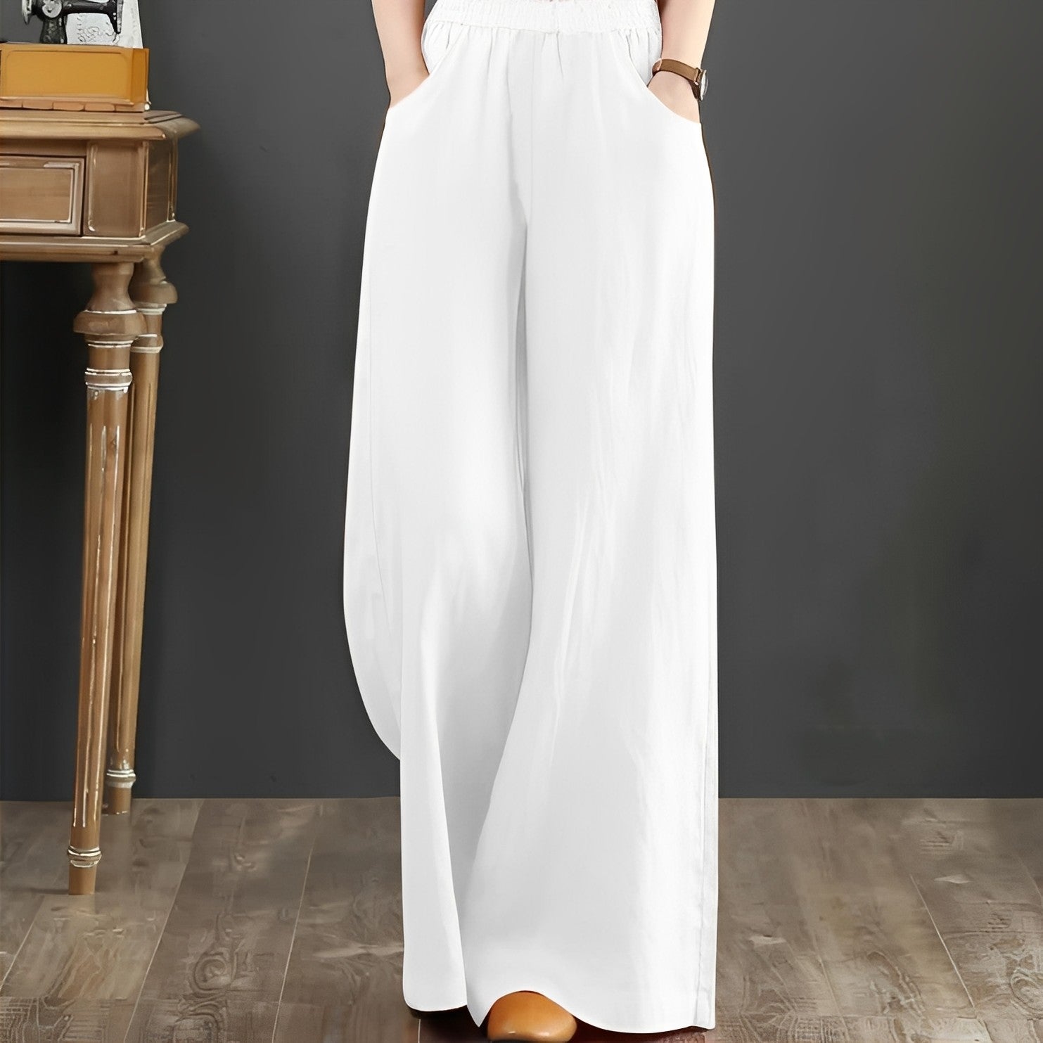 Dorothy - Pantalones cómodos de pierna ancha para damas