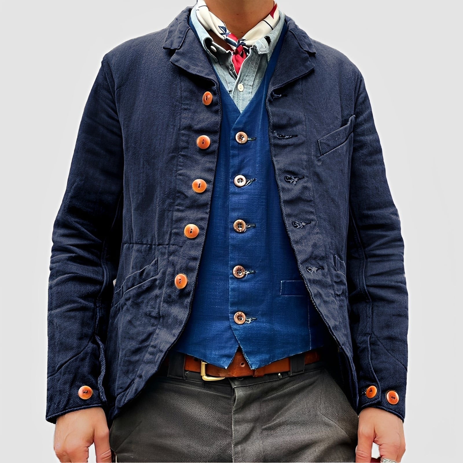 Rick - Chaqueta Casual con Múltiples Bolsillos
