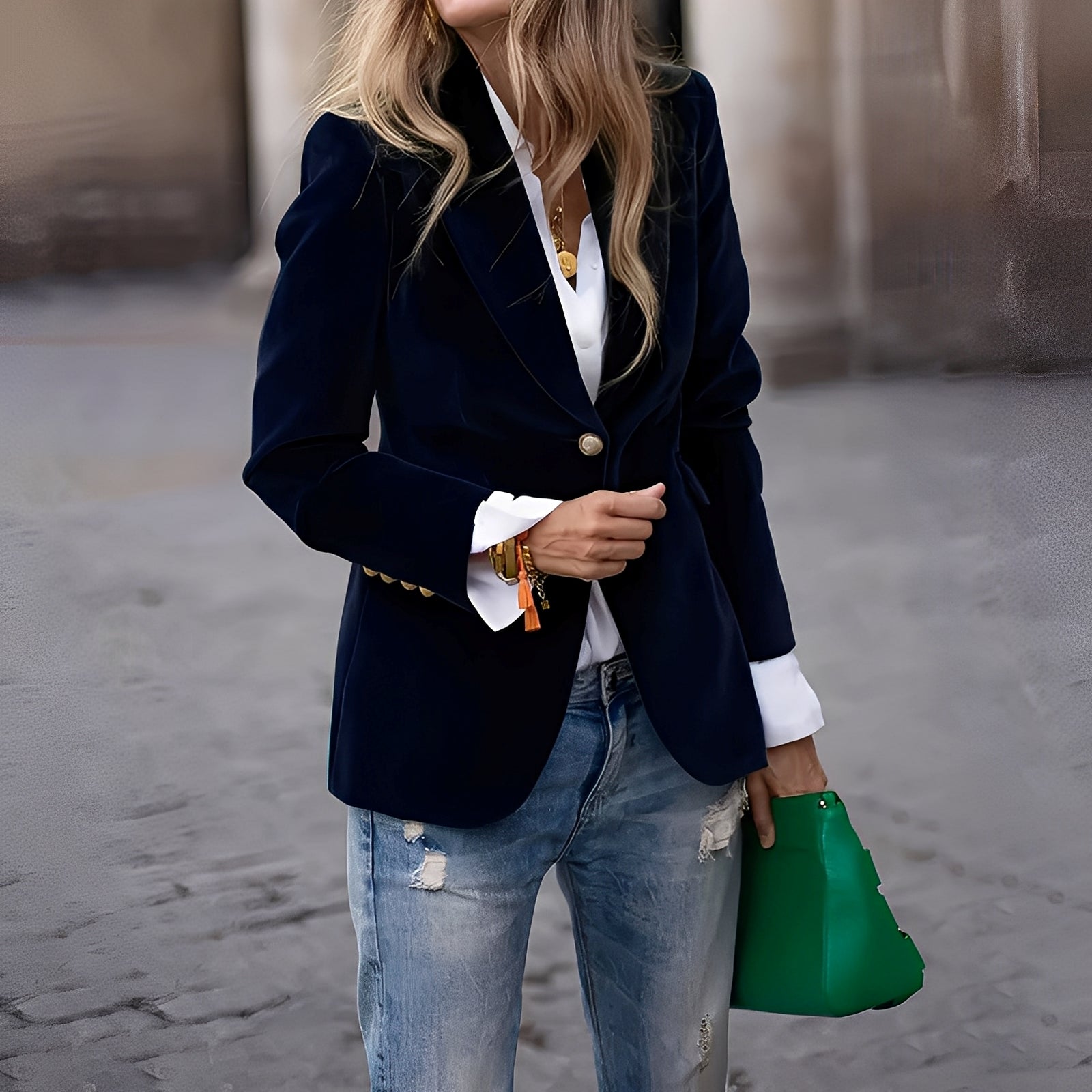 Alise - Blazer moderno de corte ajustado