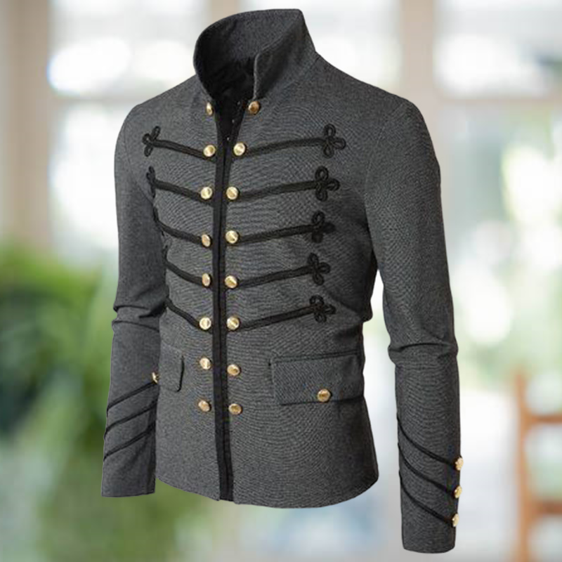 Chard - Chaqueta de Traje Cruzada para Hombres