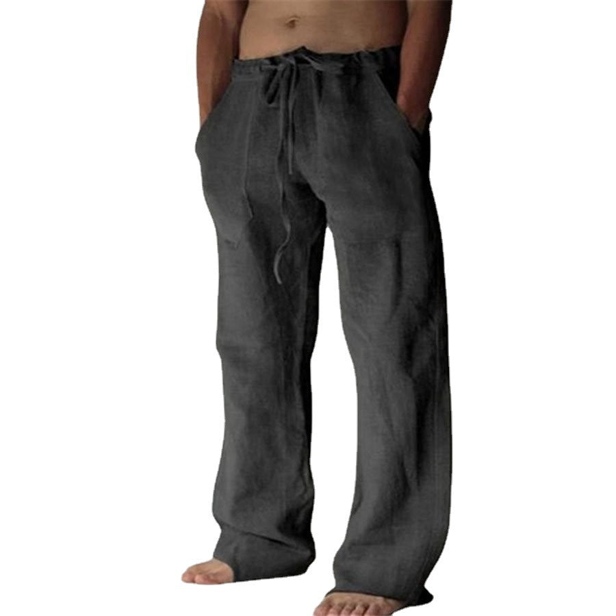 Anton - Pantalones Casual Lisos para Hombre