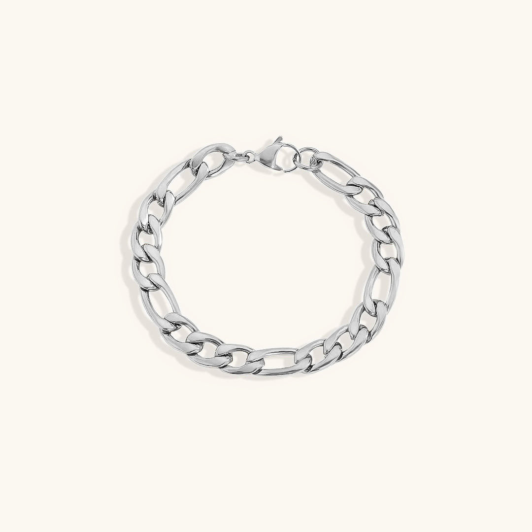 Saturn - Pulsera de eslabones dorados