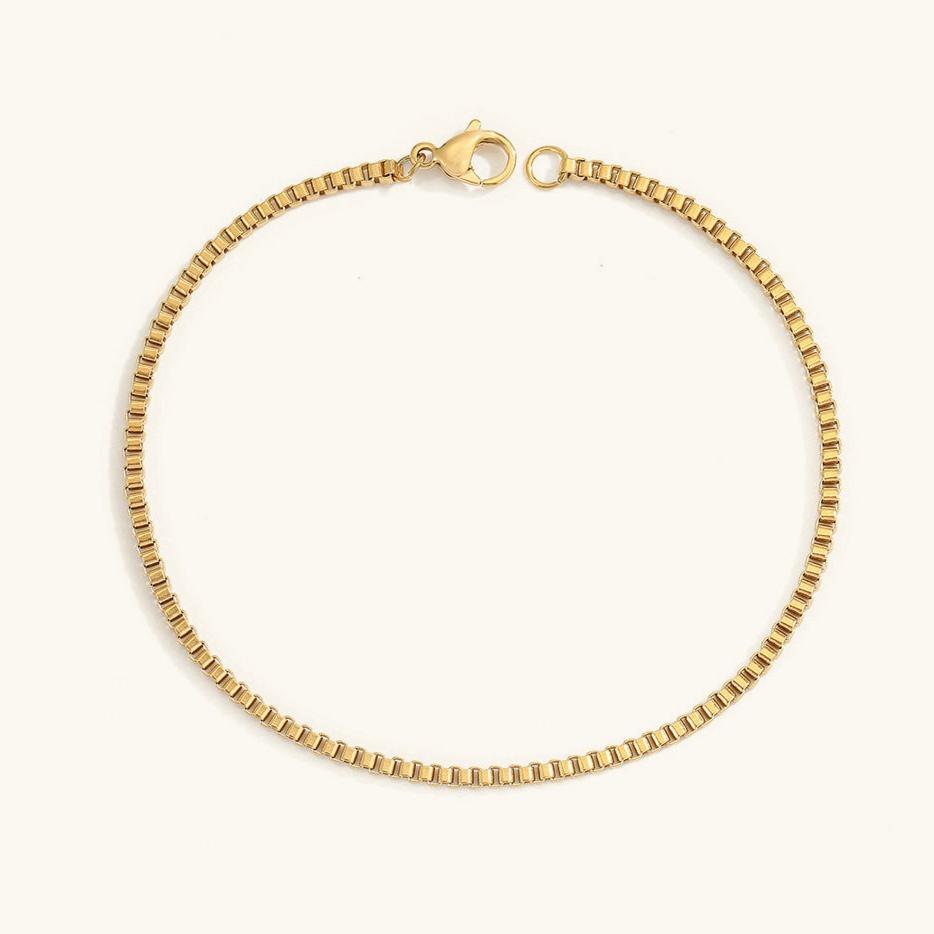 Victoria – Pulsera cadena dorada