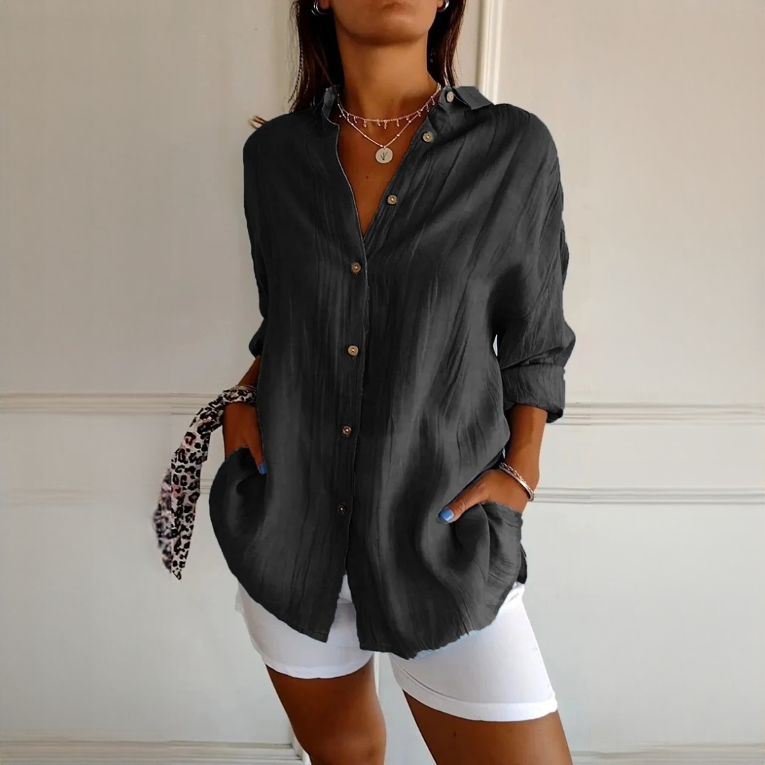 Xaelle - Blusa sofisticada con botones