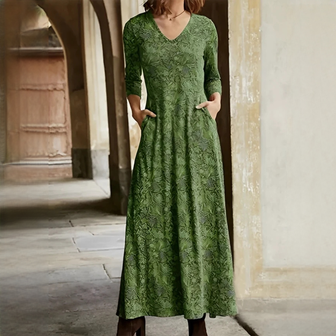 Sophie - Vestido clásico de mangas largas