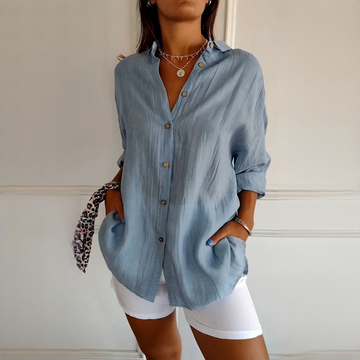 Xaelle - Blusa sofisticada con botones