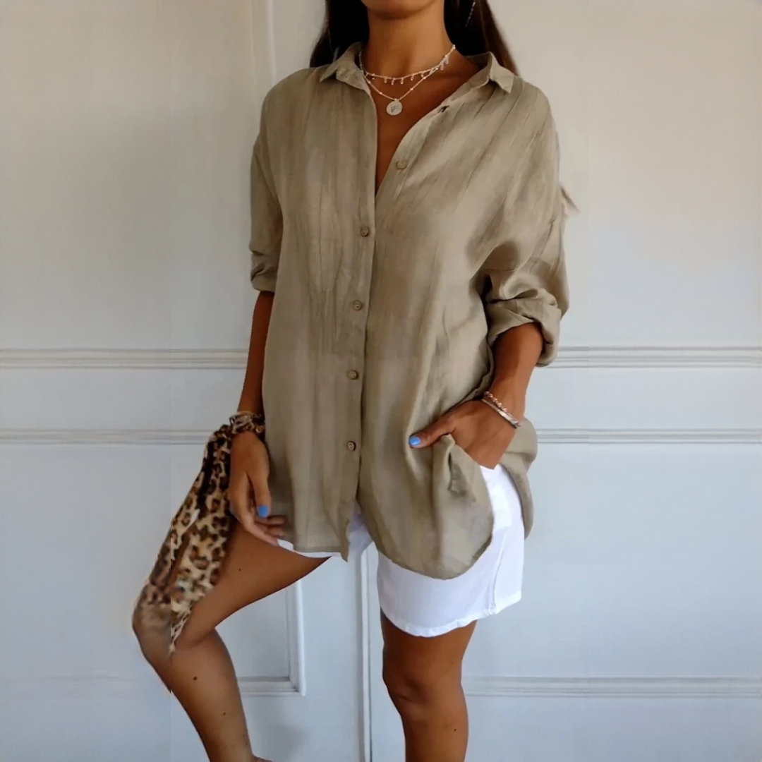 Xaelle - Blusa sofisticada con botones