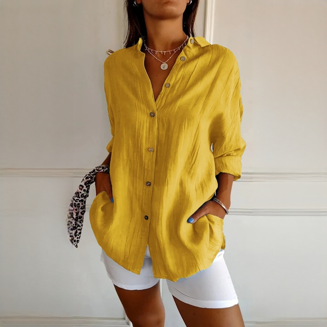 Xaelle - Blusa sofisticada con botones