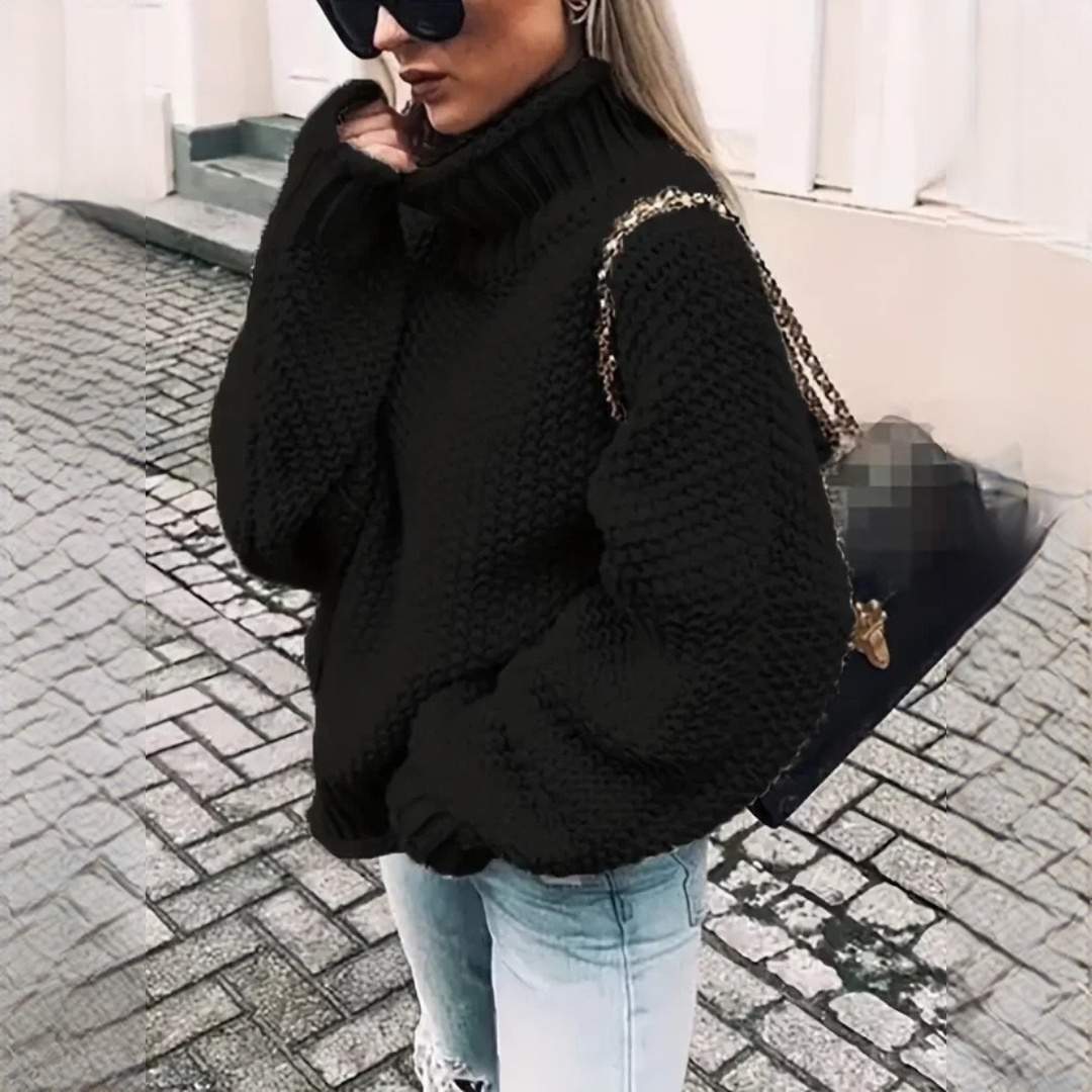 Vale - Suéter con cuello alto elegante y con estilo
