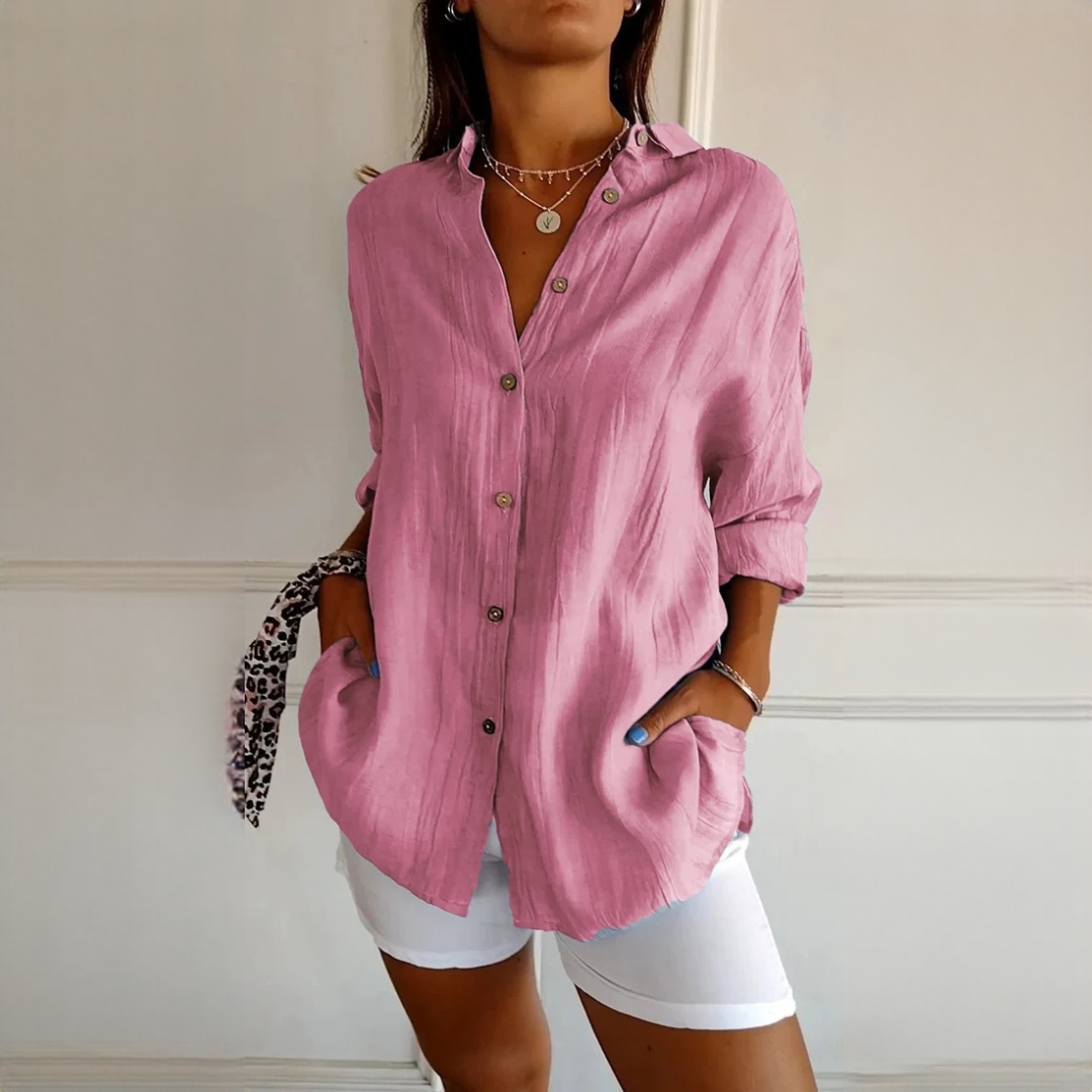 Xaelle - Blusa sofisticada con botones