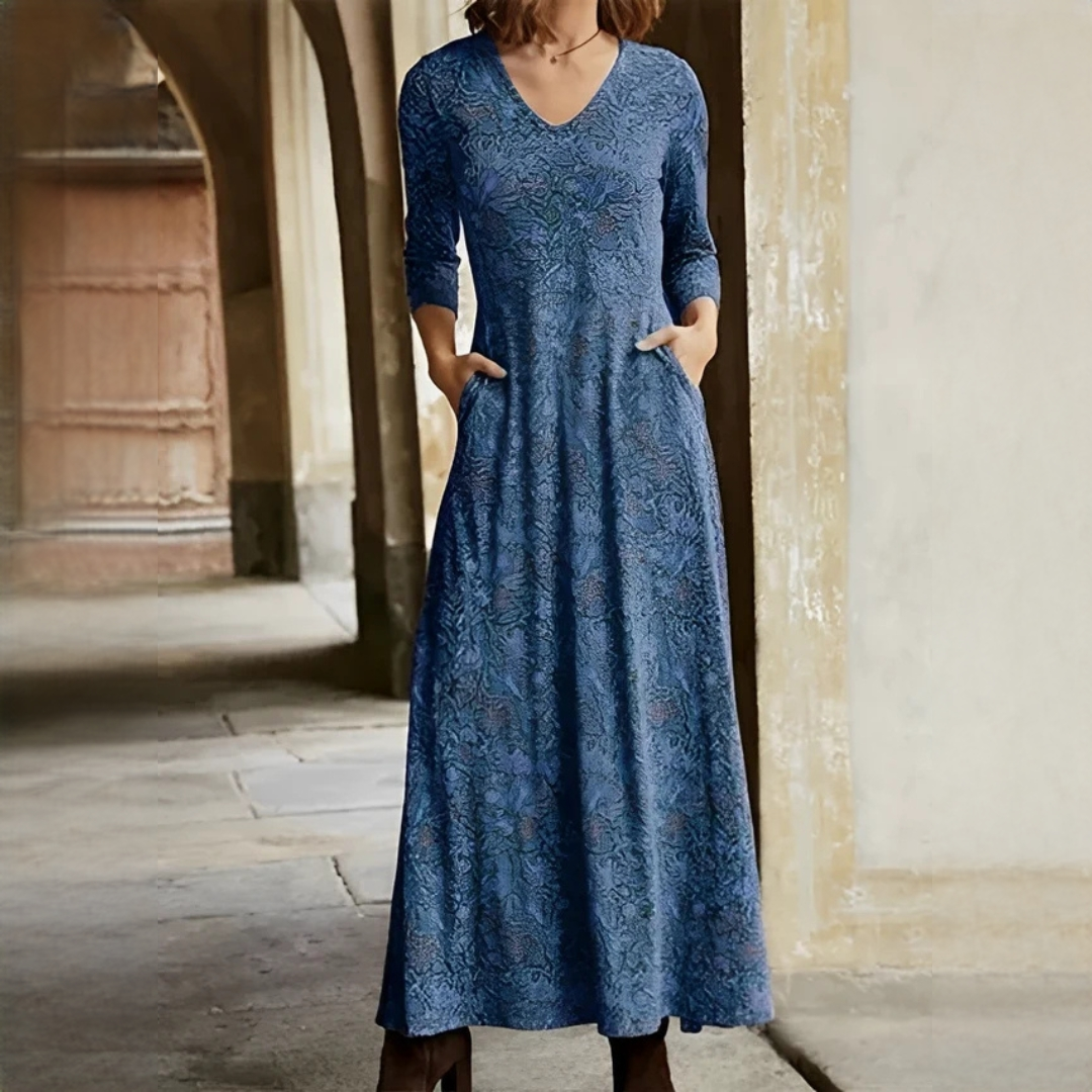 Sophie - Vestido clásico de mangas largas