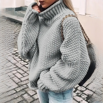 Vale - Suéter con cuello alto elegante y con estilo