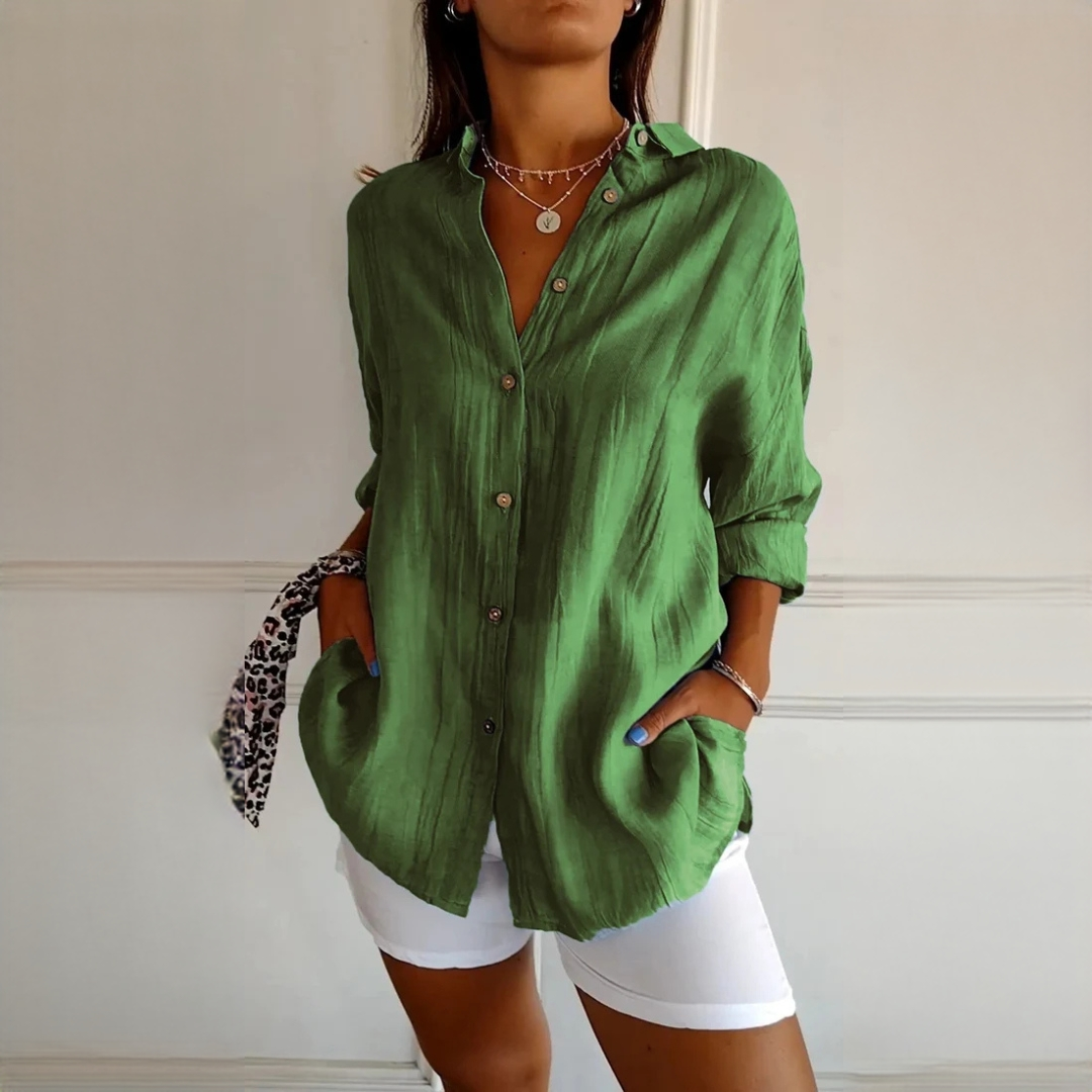 Xaelle - Blusa sofisticada con botones