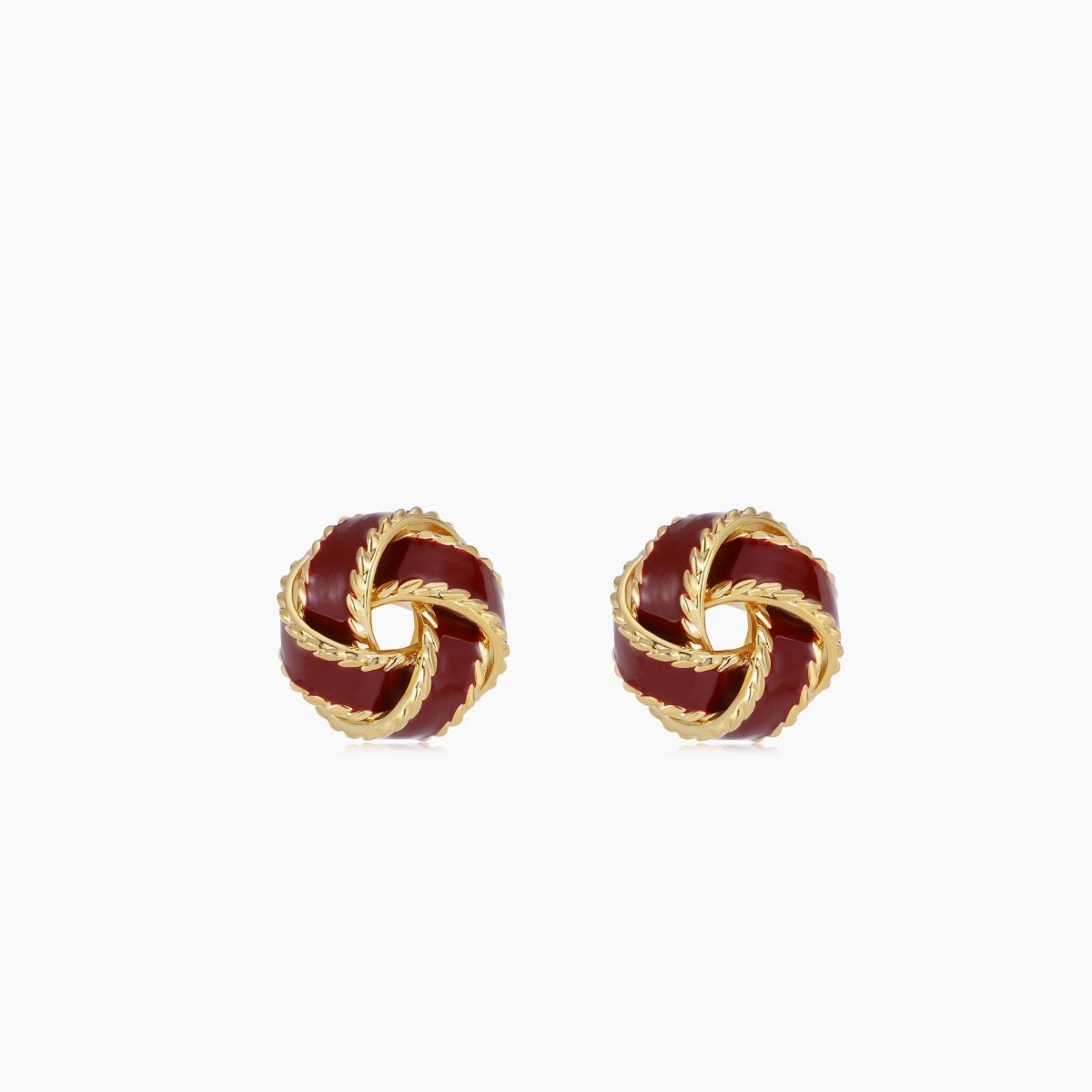 Lara – aretes aros vintage con esmalte