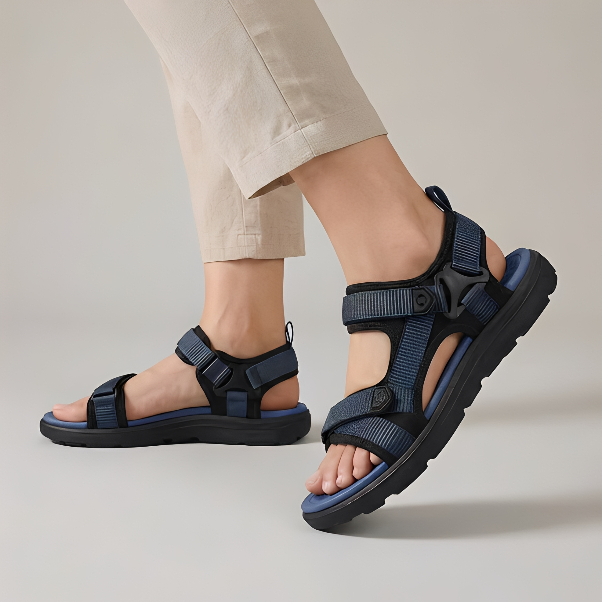 Jacob - Sandalias con correas ajustables para hombres
