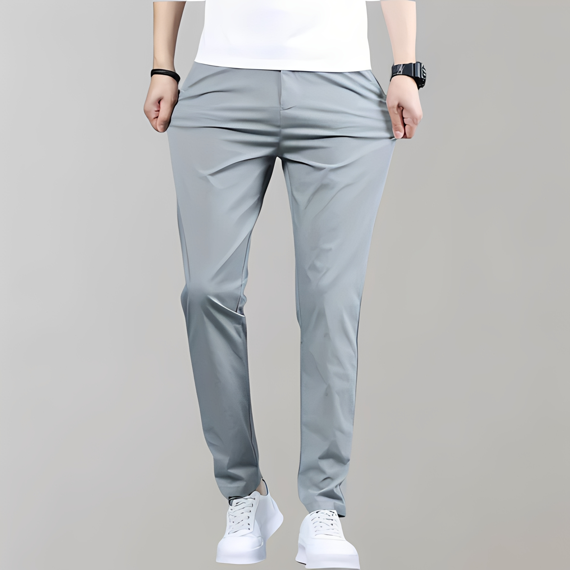Warren - Pantalón recto de moda para hombre
