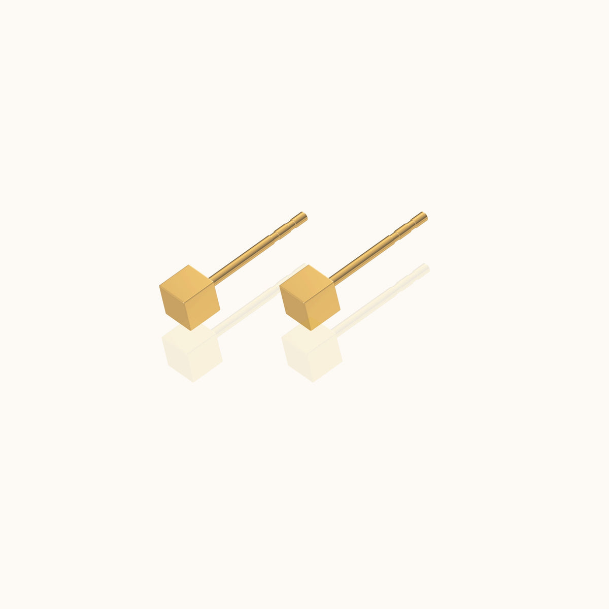 Yasuko - Pendientes cúbicos minimalistas