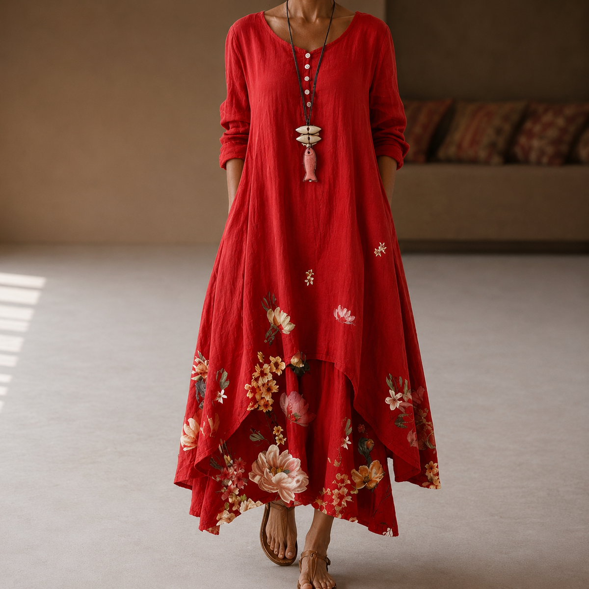 Flor - Vestido elegante y aireado