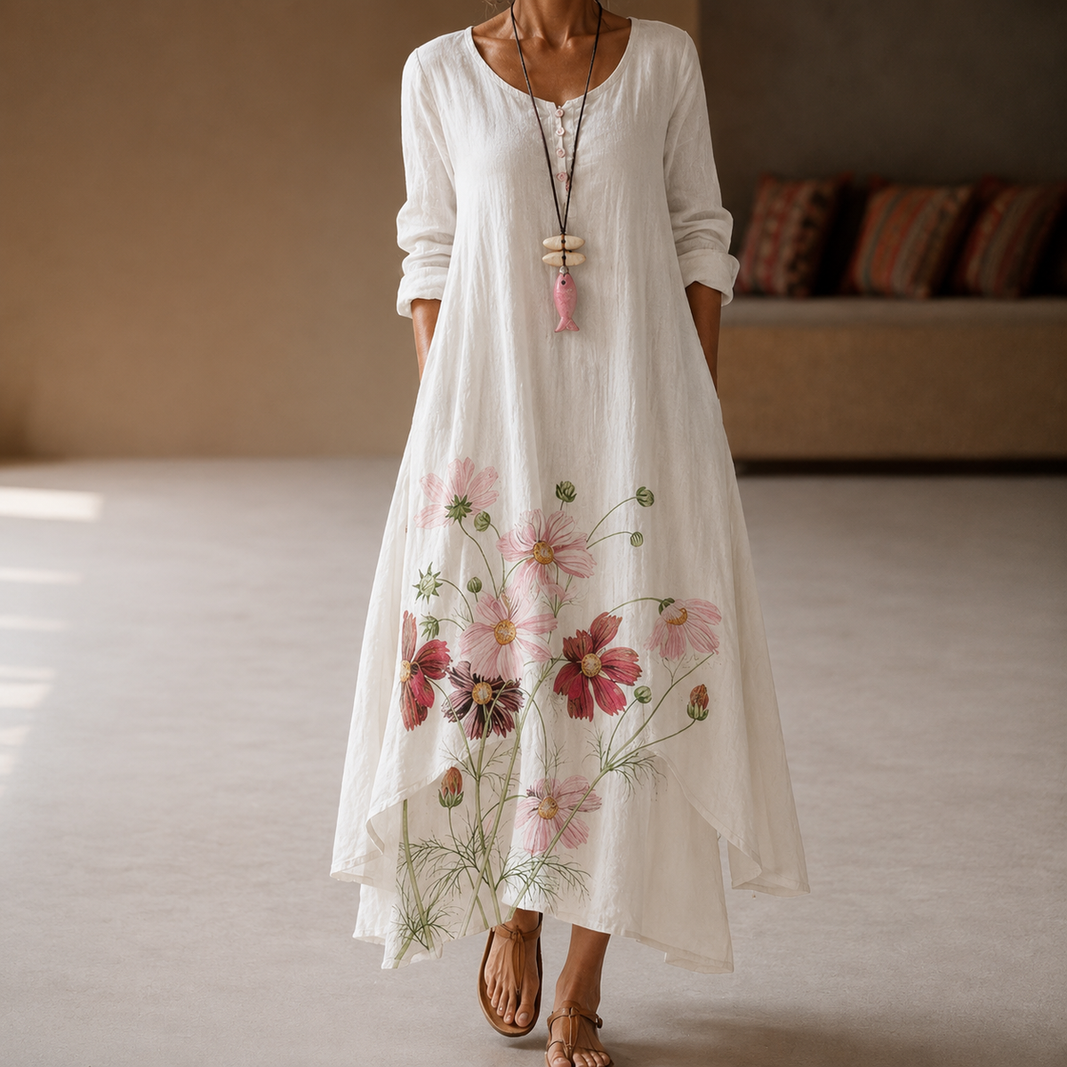 Flor - Vestido elegante y aireado