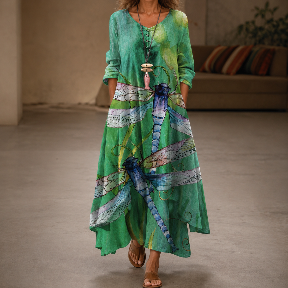 Flor - Vestido elegante y aireado