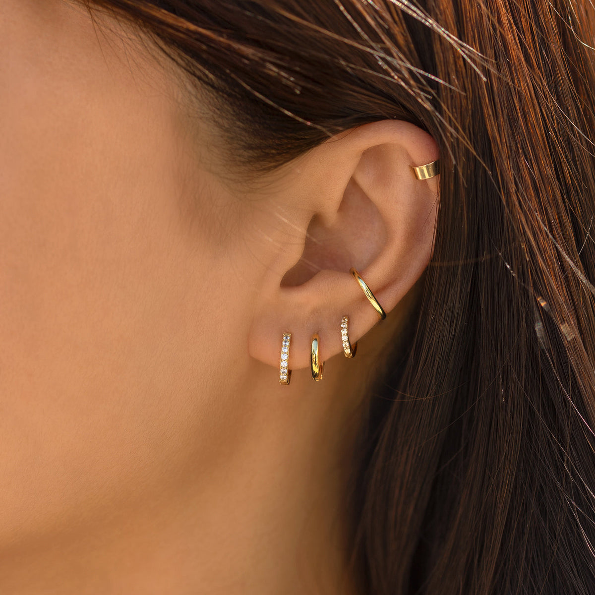 Pendientes Huggie Hoop Pequeños