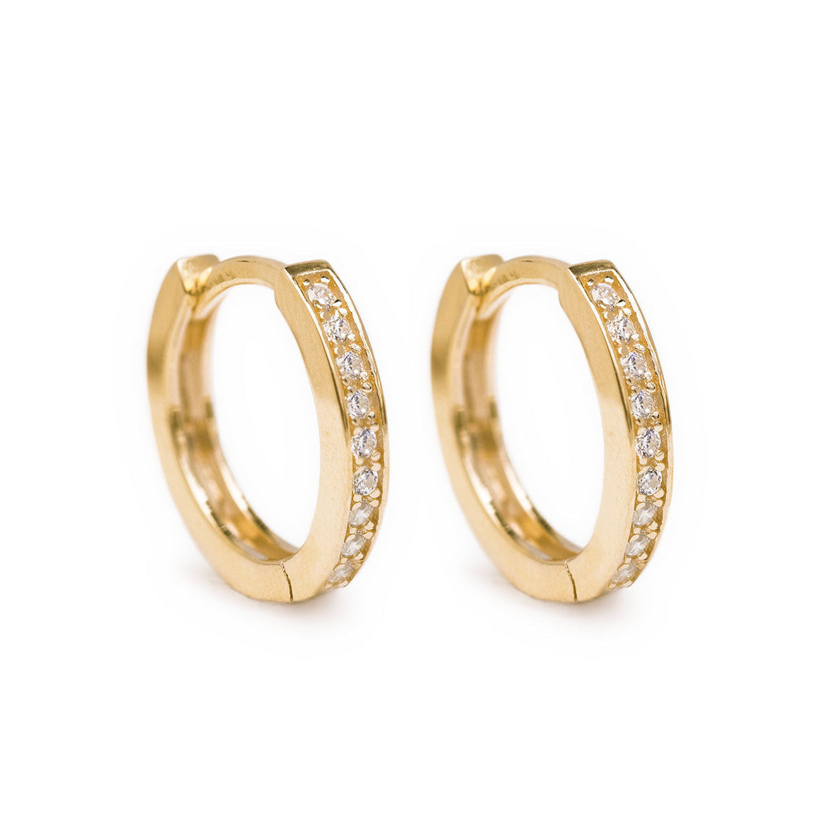 Aros Huggie Pave Tradicionales