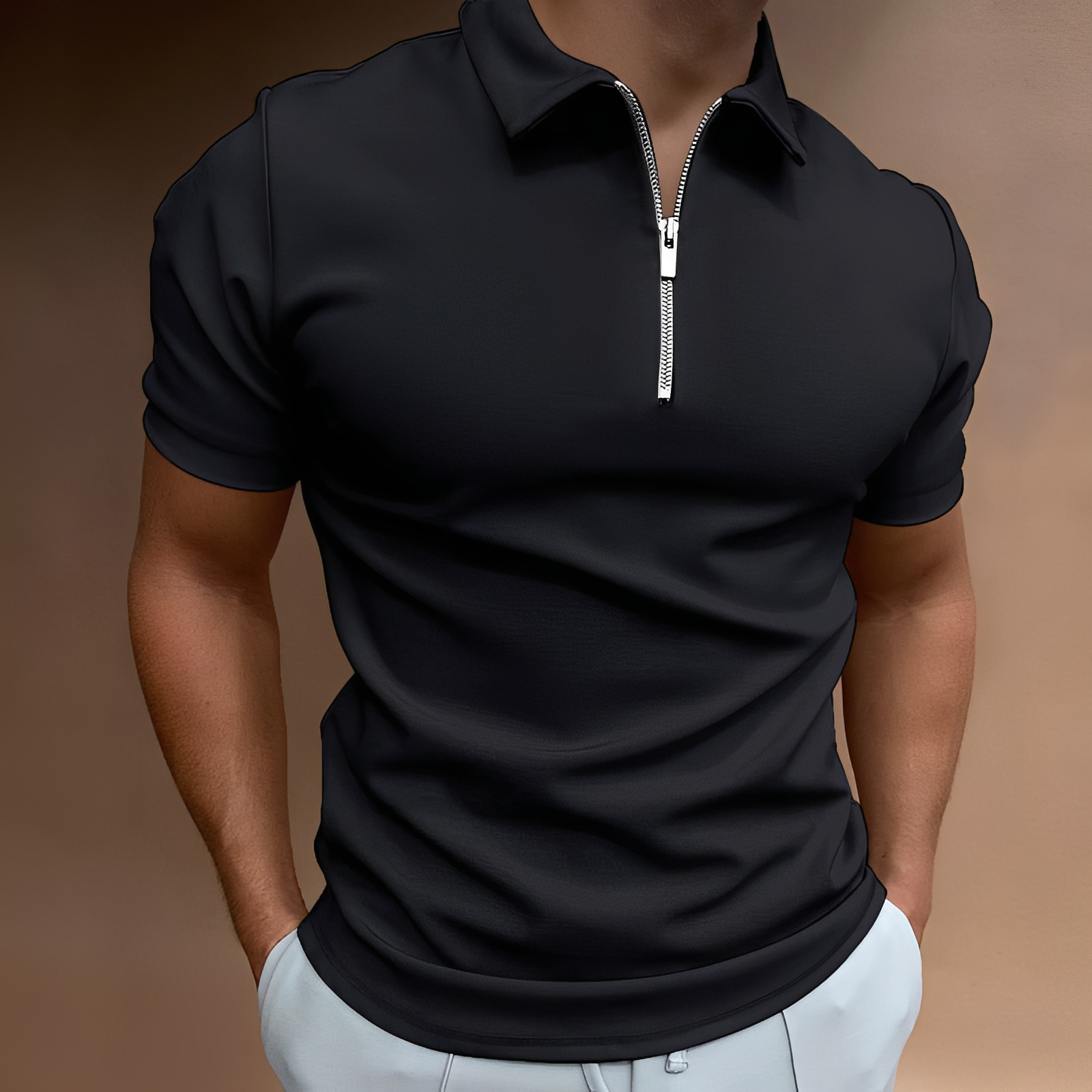 Jerson - Camisa de verano de manga corta para hombre