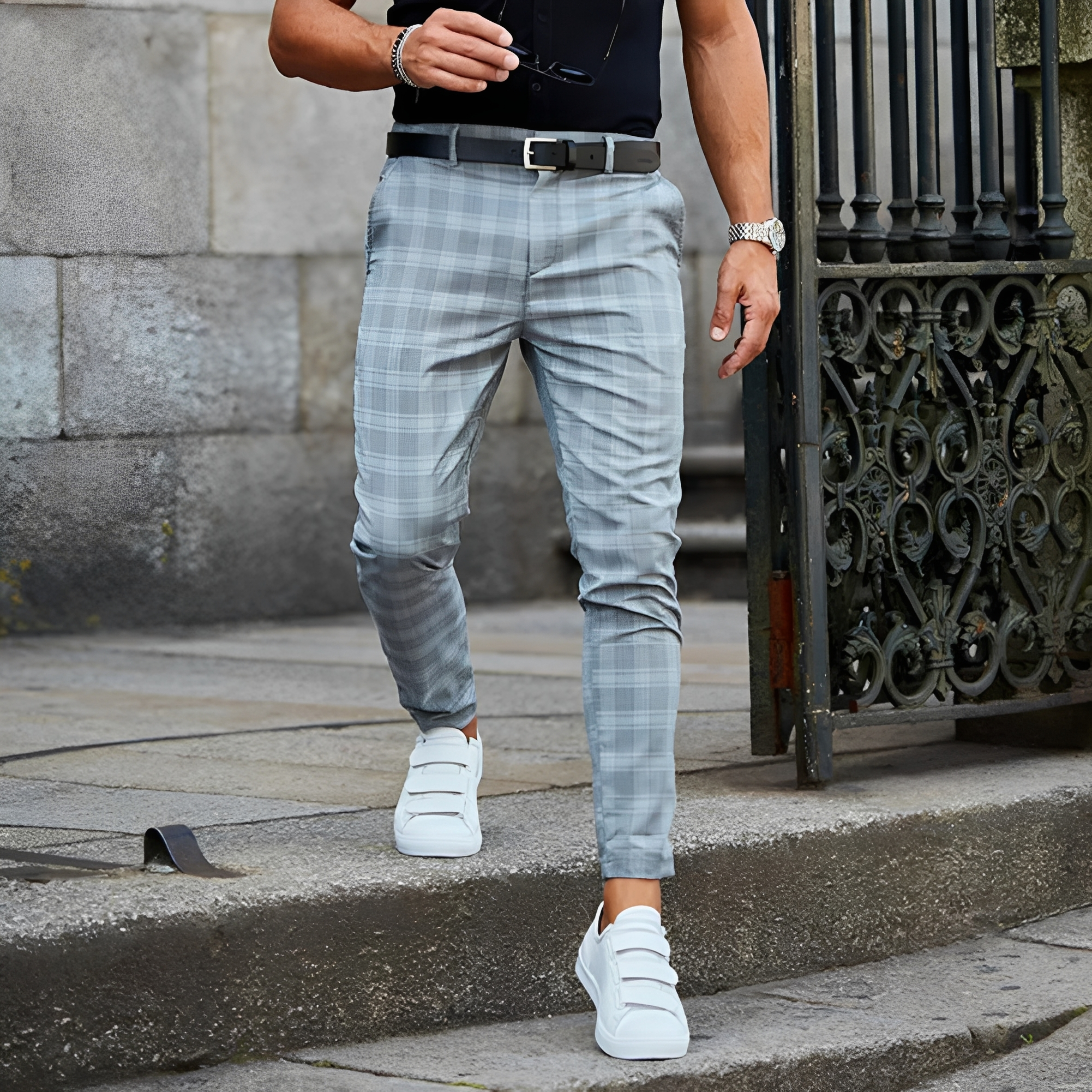 Elezer - Pantalón de verano informal para hombre