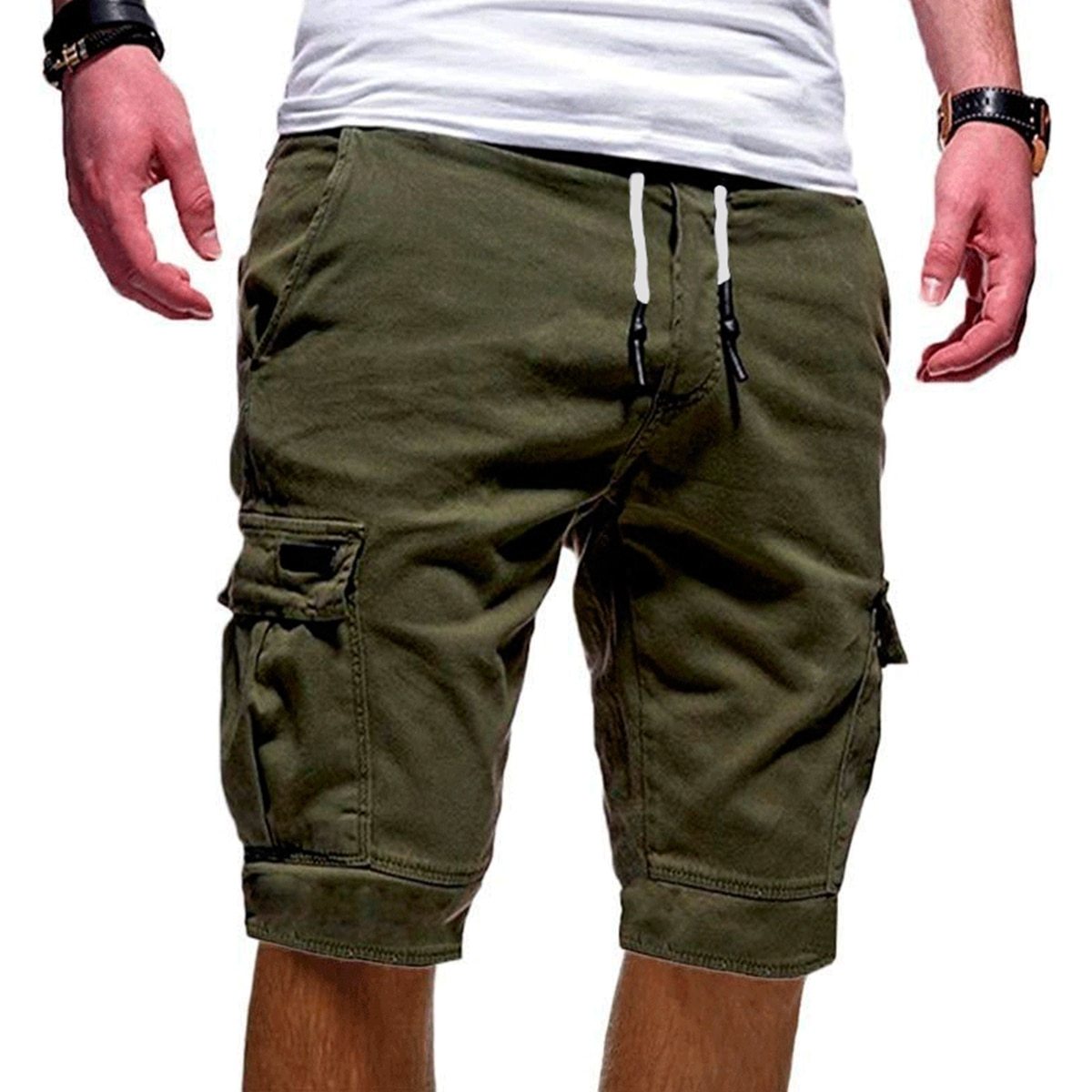 Benjamin - Pantalones Cortos Cargo con Bolsillos