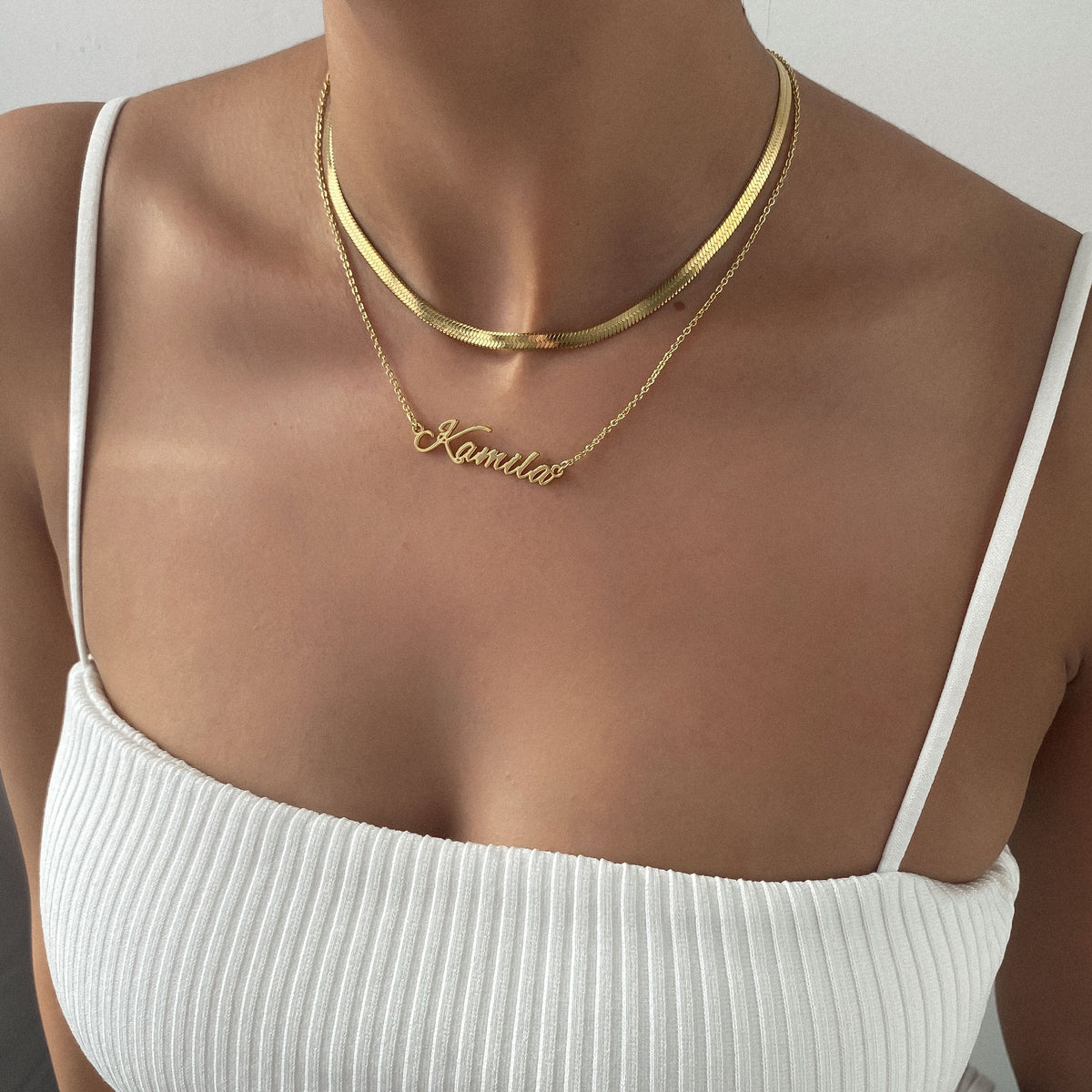 Juliette – Collar sofisticado de chevron