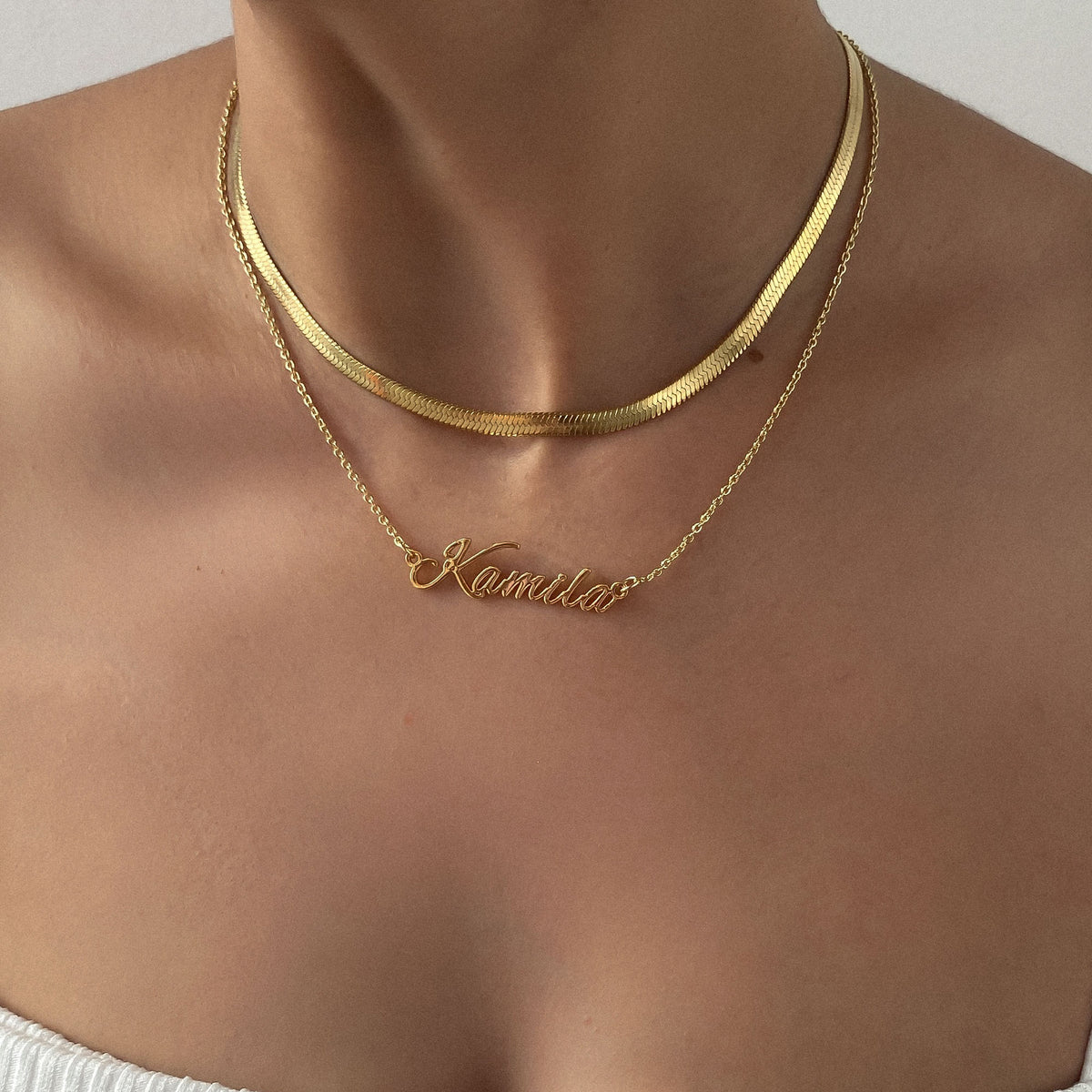Juliette – Collar sofisticado de chevron