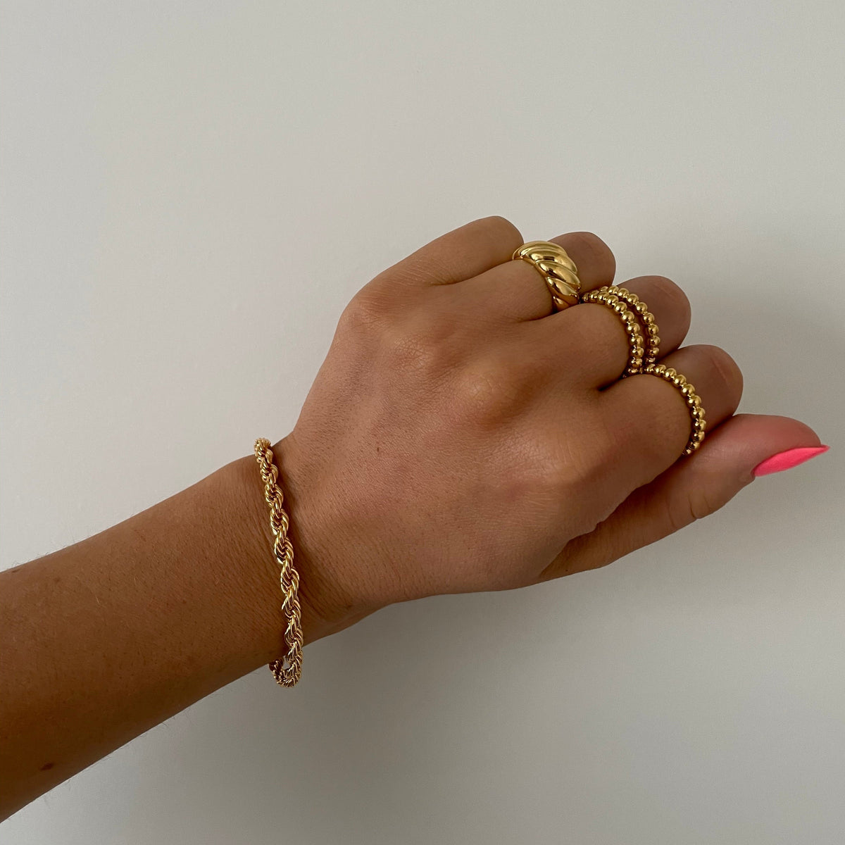 Mila – Pulsera entrelazada de acero inoxidable