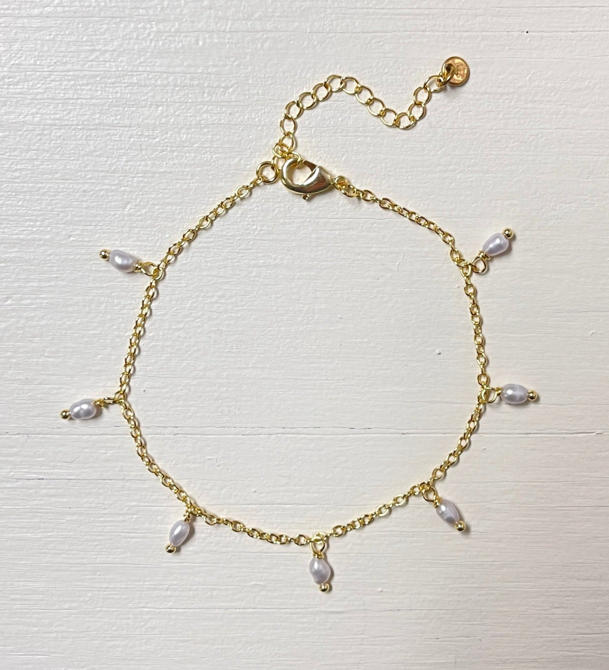 Cadena de oro dulce para el tobillo