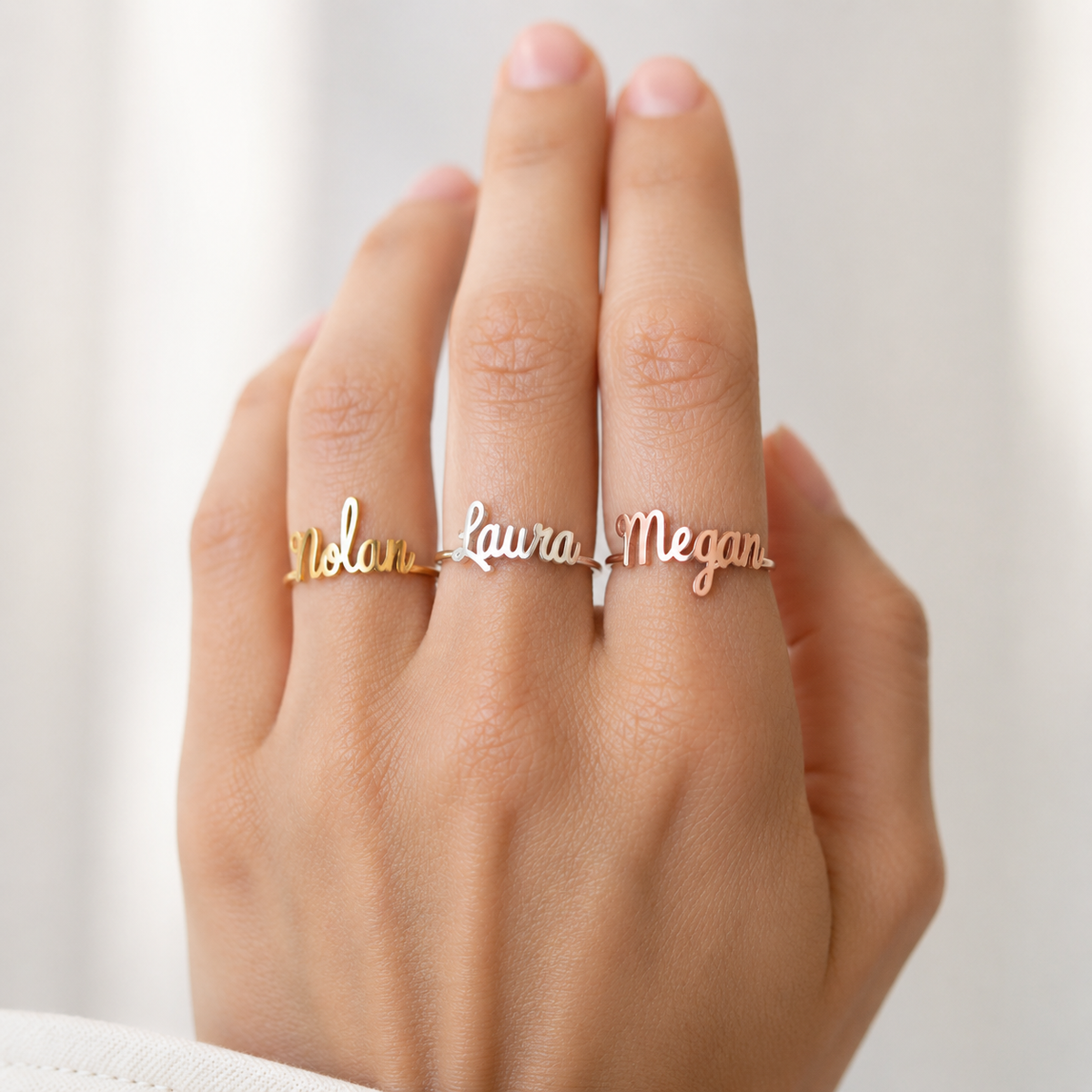 Anillo personalizado con nombre - Anillo a medida