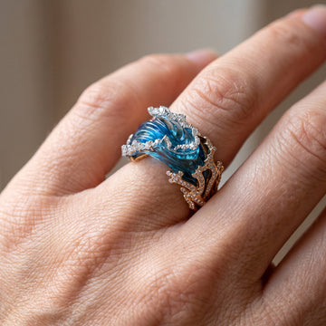 Mireya – Anillo con el susurro eterno del océano