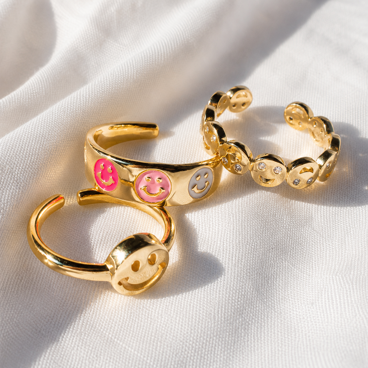Smiley - Anillo sonriente vibrante