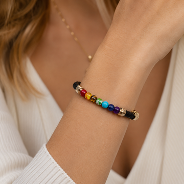 Zenaro – Pulsera de Material Suave Equilibrio 7 Chakras