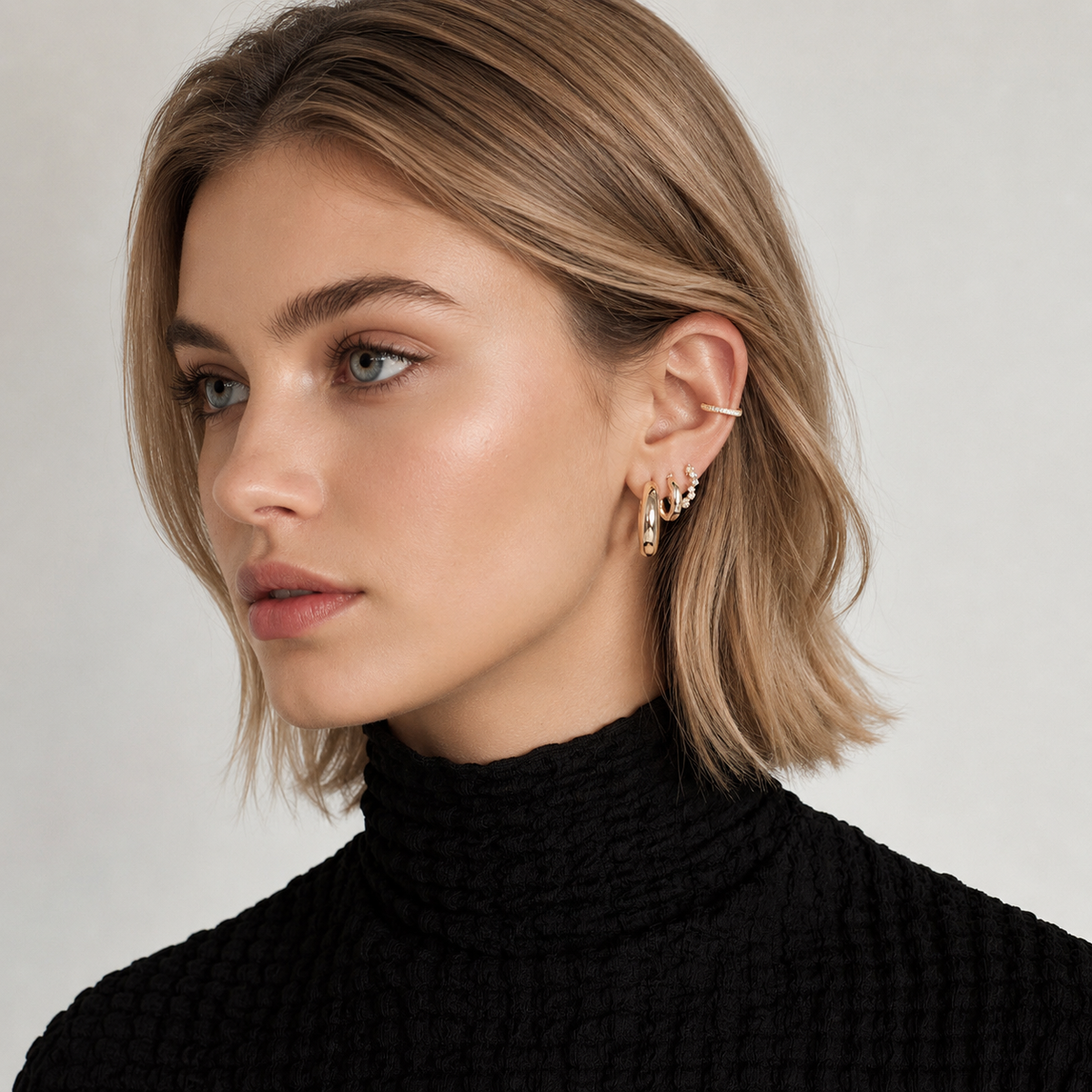 Thena - Aretes plateados