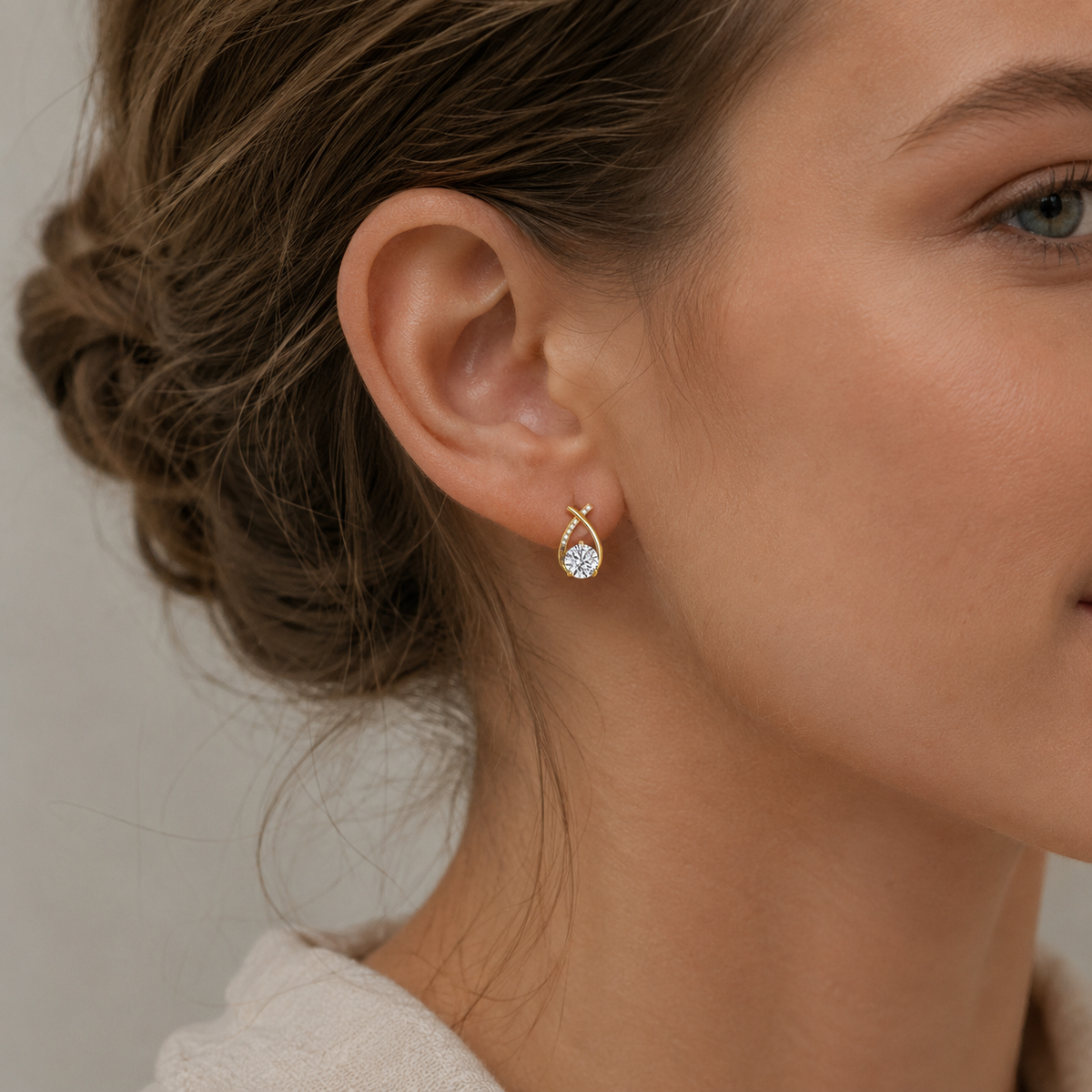 Arielle – Pendientes de 18K