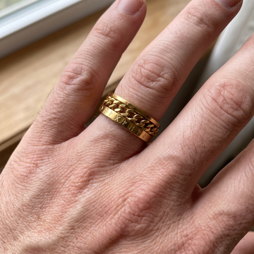 Eirik – Anillo vikingo nórdico en 3 tonos