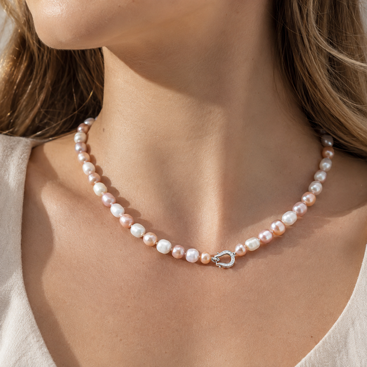 Nahia – Collar de cuentas vibrantes